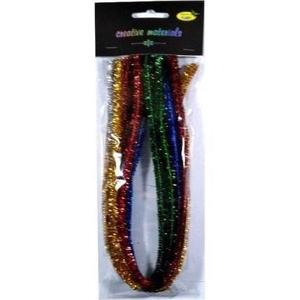 Folia Metallische Chenillenadeln 10 Stk, Aghi + Ferri