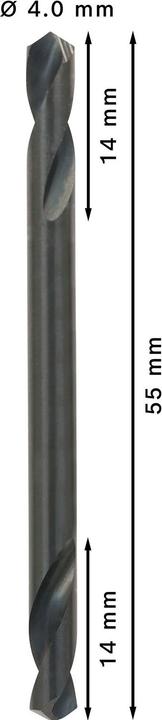 Produktbild Bosch Professional Zubehör PRO Metal HSS-G Spiralbohrer mit Doppelklinge, 4 x 14 x 55 mm (4 mm)