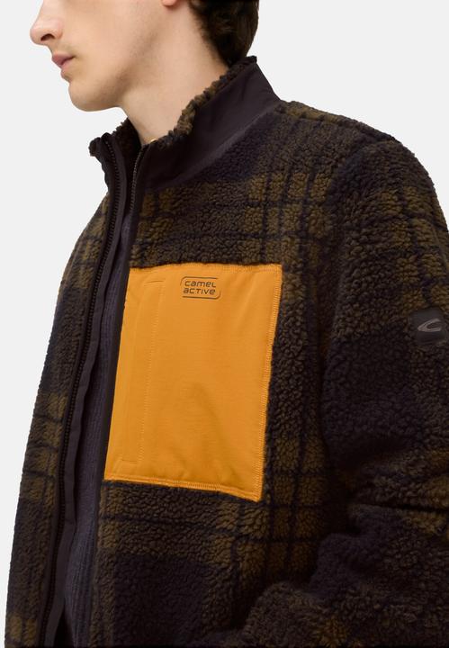 Image du produit Camel Active Sweatjacke mit verstellbarem Kordelzug und Kontrastdetails (3XL)