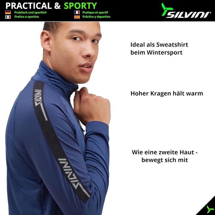 Produktbild Silvini Männer Männer Sweatshirt Marone MJ1900 (XL)