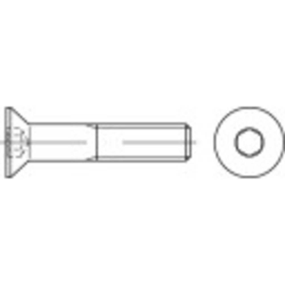 Toolcraft, Schrauben, Senkschrauben M4 10 mm Innense (100 Schrauben pro Stück)
