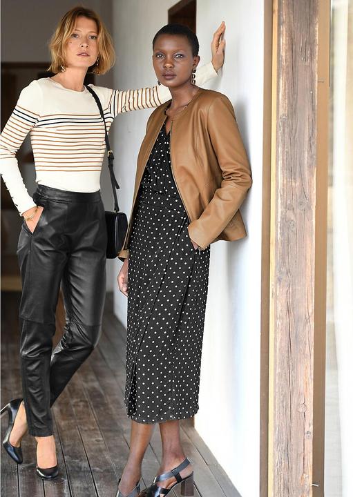 Produktbild Anne Weyburn 7/8-Hose aus Schafsleder (46)