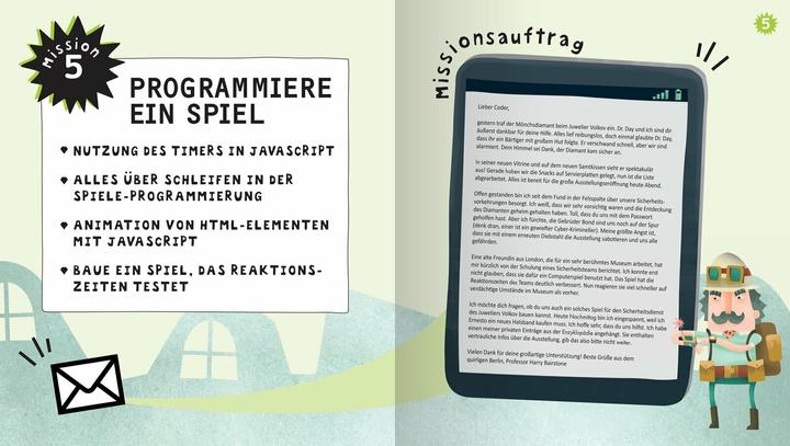 Immagine prodotto Programmieren für Kids – Lerne HTML, CSS und JavaScript (Tedesco, David Whitney, Duncan Beedie, Giovane Stato Ricablato, 2023)