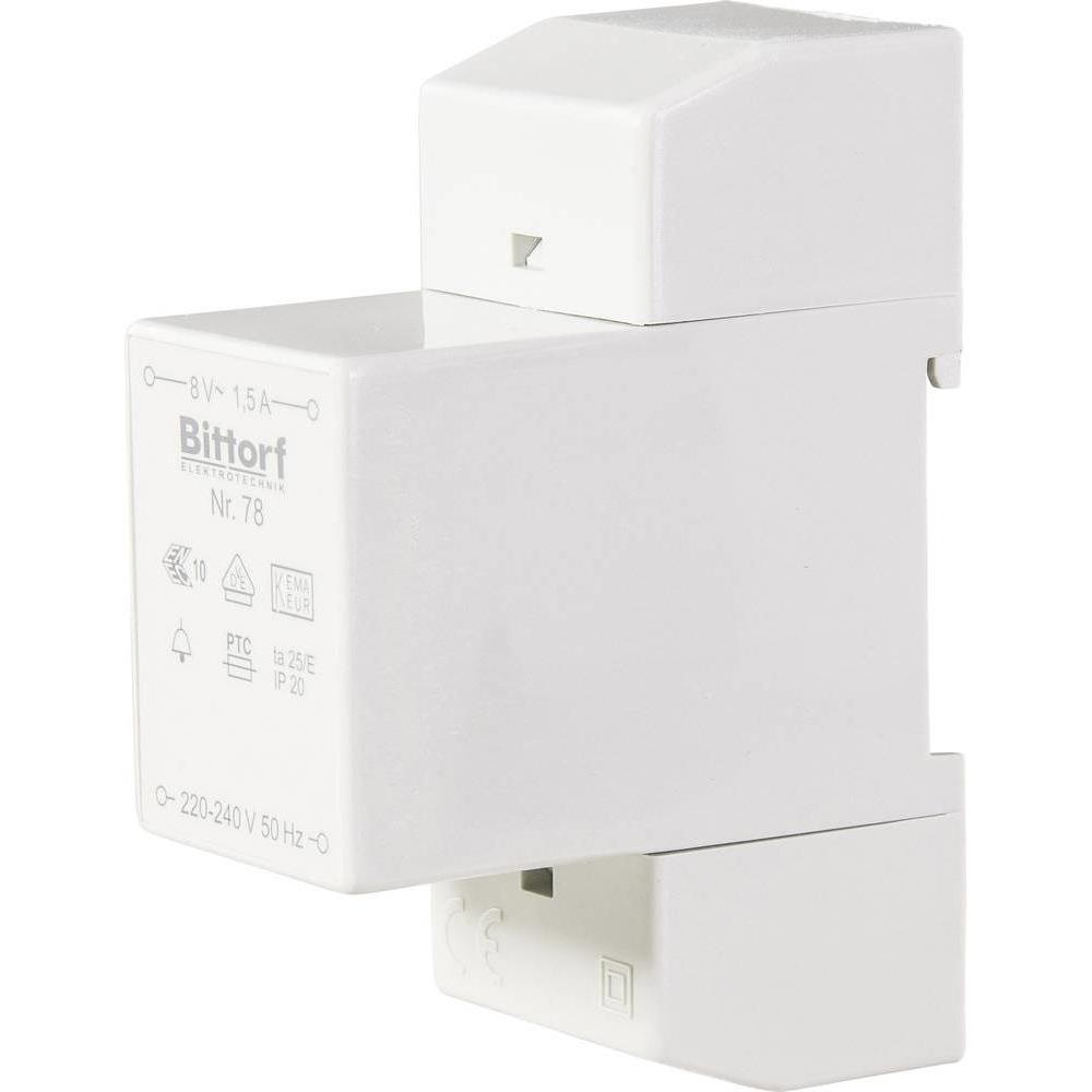 Bittorf, Zubehör Gebäudesicherheit, Klingel-Transformator 8 V/AC 1
