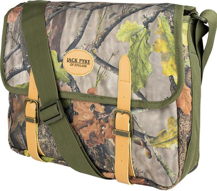 Produktbild Jack Pyke Schultertasche Eichenblatt Lederverkleidung Tarnmuster