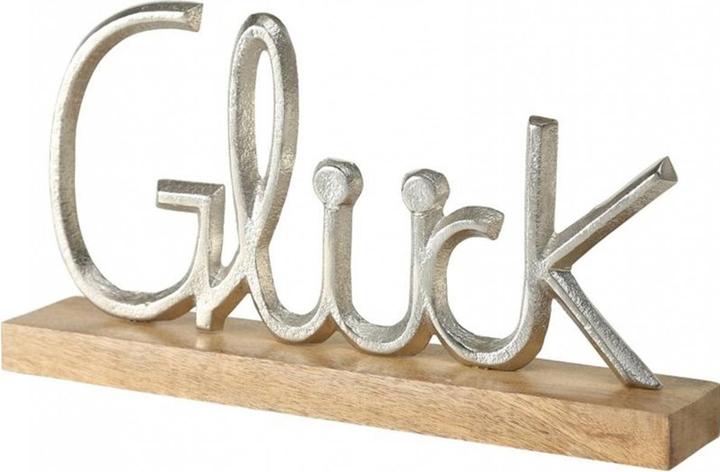 Boltze Home Aufsteller Glück 30 cm (17 x 8 x 30.5 cm)