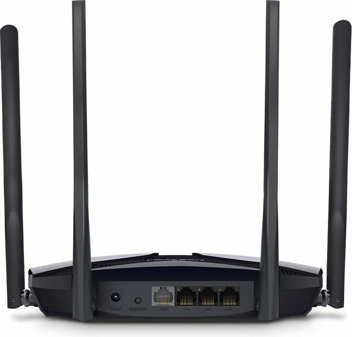 Productafbeelding Mercusys ROUTER WIFI 6 AX1800 DB 1201MBPS + 574 MBPS 3P LAN 1P WAN 4 ANTENNE