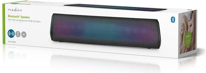 Actual product image Nedis Bluetooth® speaker | max. battery life: 6 hrs | tabletop design | 18 W | stereo | built-in (6 h)