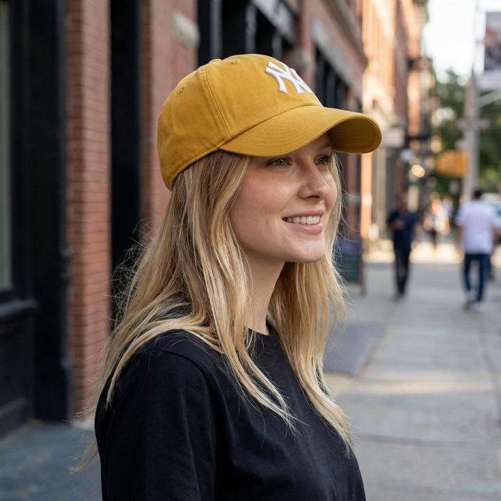 Produktbild 47 Brand Adjustable Cap - Clean Up New York Yankees Gold (One Size)