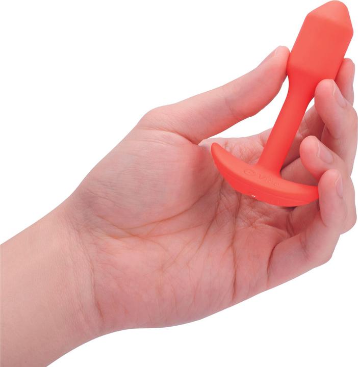 Actual product image B-Vibe Vibrating Snug Plug 1 (S) Orange