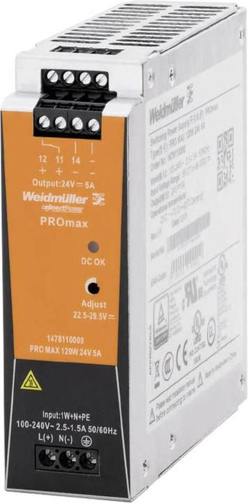 Actual product image Weidmüller DIN-rail power supply unit (DIN-rail