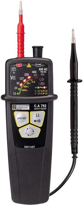Kontinuitätsprüfung, Adapter Batteries Carrying Strap Test Lead Test Probe, Schutzart (IP Code): IP65, Messfunktionen: Continuity Phase Detection Single-Pole