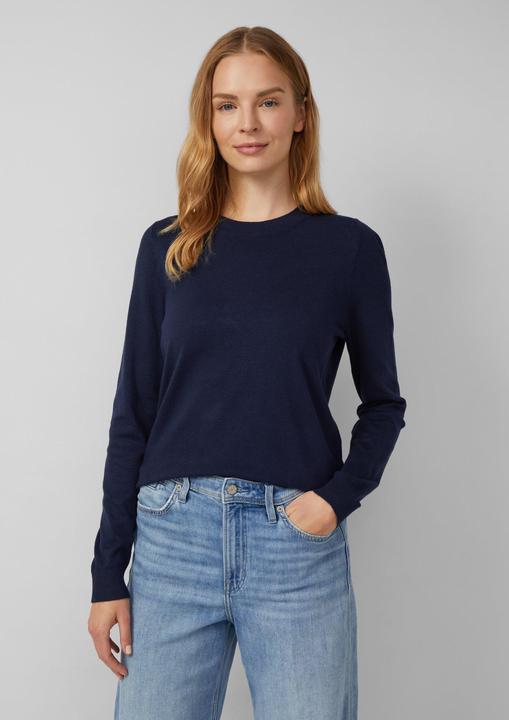 Produktbild s.Oliver Strickpullover Strickpullover aus Viskosemix (46)