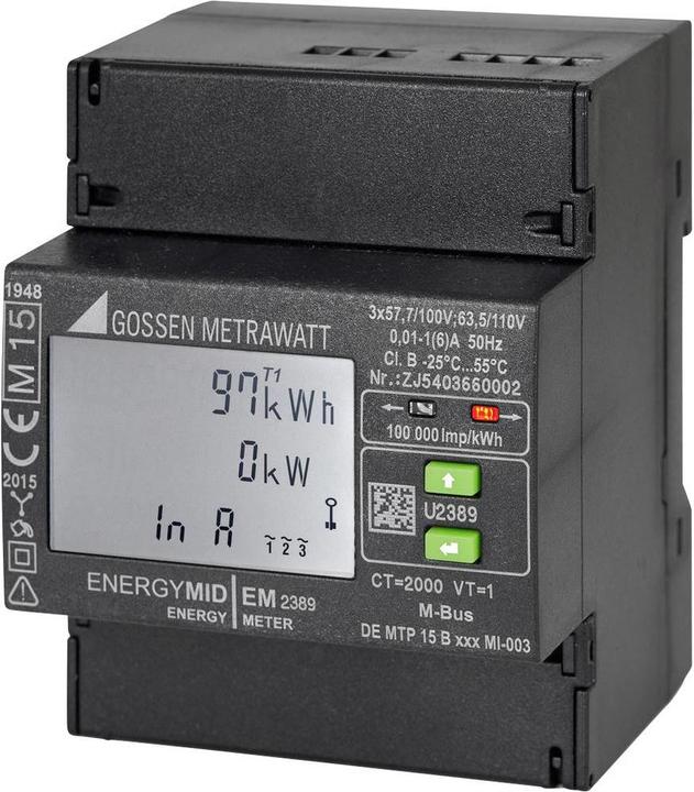 Actual product image Gossen Three-phase meter with transformer