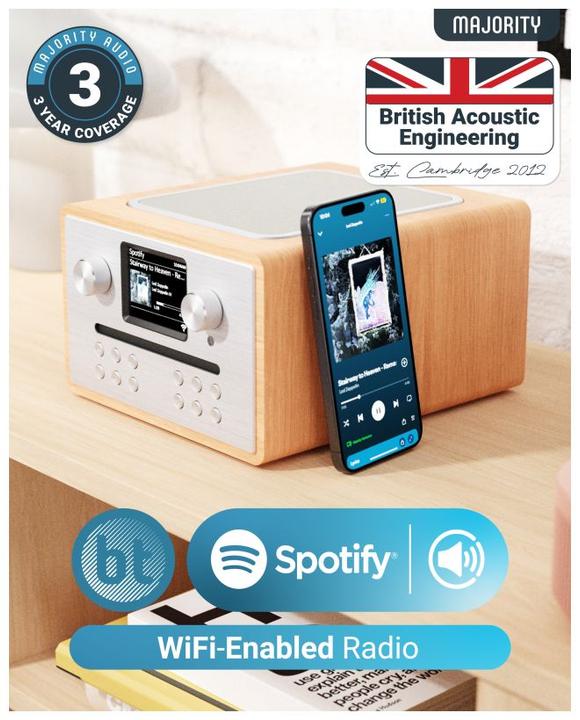 Produktbild Majority Homerton 2 (FM, DAB+, WLAN, Bluetooth)