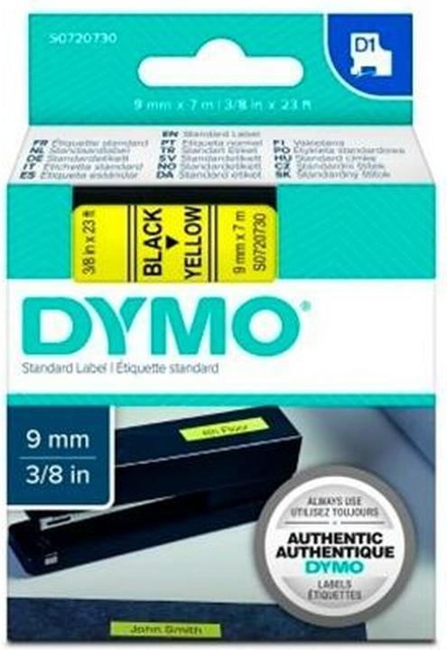 Image du produit Dymo juosta S0720730 (juoda ant geltonos) D1 tipo (0.90 cm, Jaune, Noir)