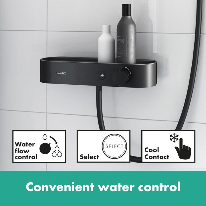 Produktbild hansgrohe HG Bundle WallStoris 105 mattschwarz