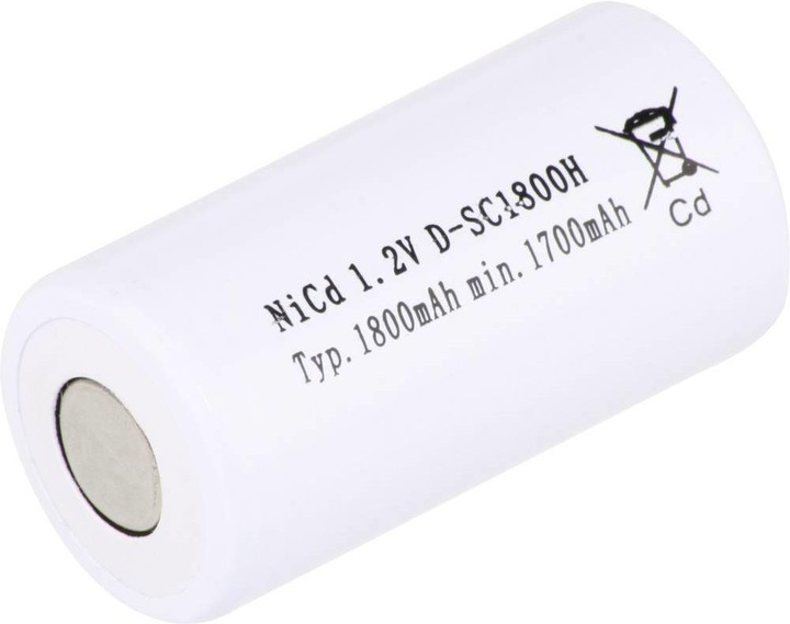 Immagine prodotto Mexcel Batteria speciale Sub-C ad alta temperatura. (1 pz., Sub-C, 1800 mAh)