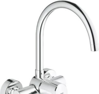 Actual product image Grohe Wandkchenarmatur mit Einhebel Concetto chrom glnzend 32667001