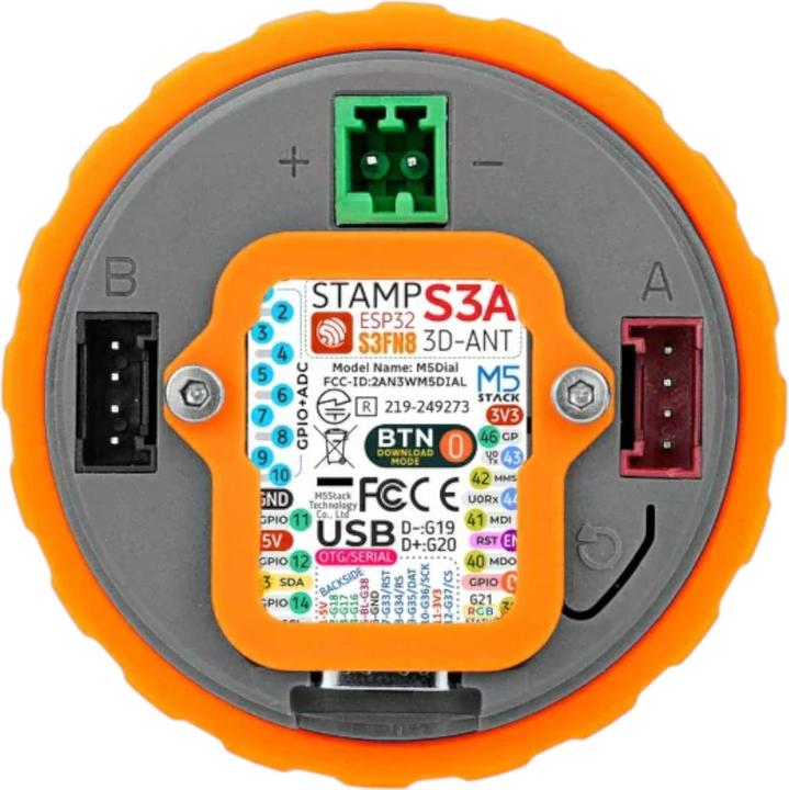 Produktbild M5Stack Dial V1.1 ESP32-S3 Intelligenter Drehknopf mit 1.28 Zoll Touchscreen