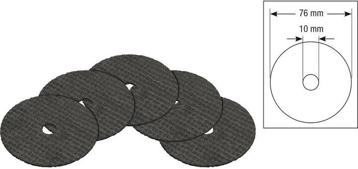 Actual product image HAZET Cut-Off Wheel Set 9033-010/5