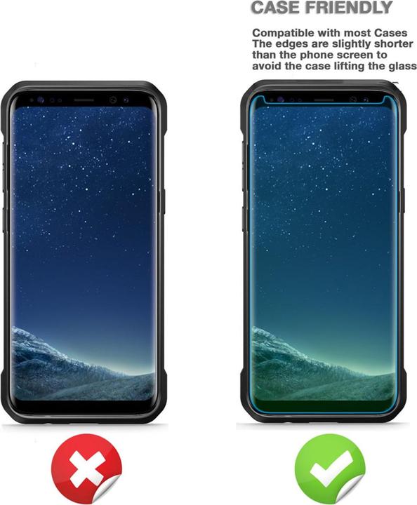Produktbild Nalia Schutzglas (1 Stück, Samsung Galaxy S8+)