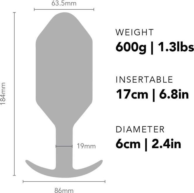 Actual product image B-Vibe Snug Plug 7