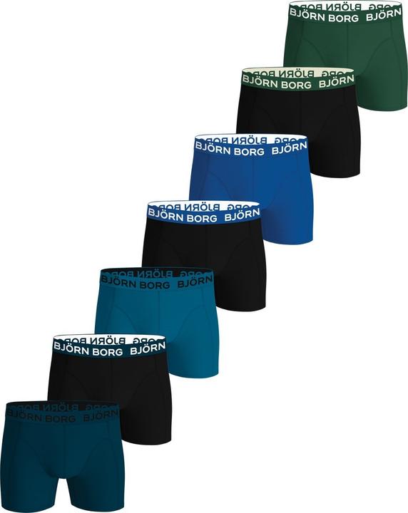 Björn Borg BjÃ¶rn Borg Cotton Stretch Heren Boxers (7-pack) - Multicolour - Maat L (L, paquet de 7)