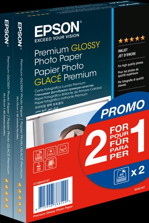 Epson Premium Lucido (255 g/m², 10 x 15 cm, 80 x)