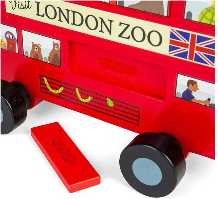 Produktbild Bigjigs Toys Nachziehspielzeug London-Bus / ab 12 Monaten