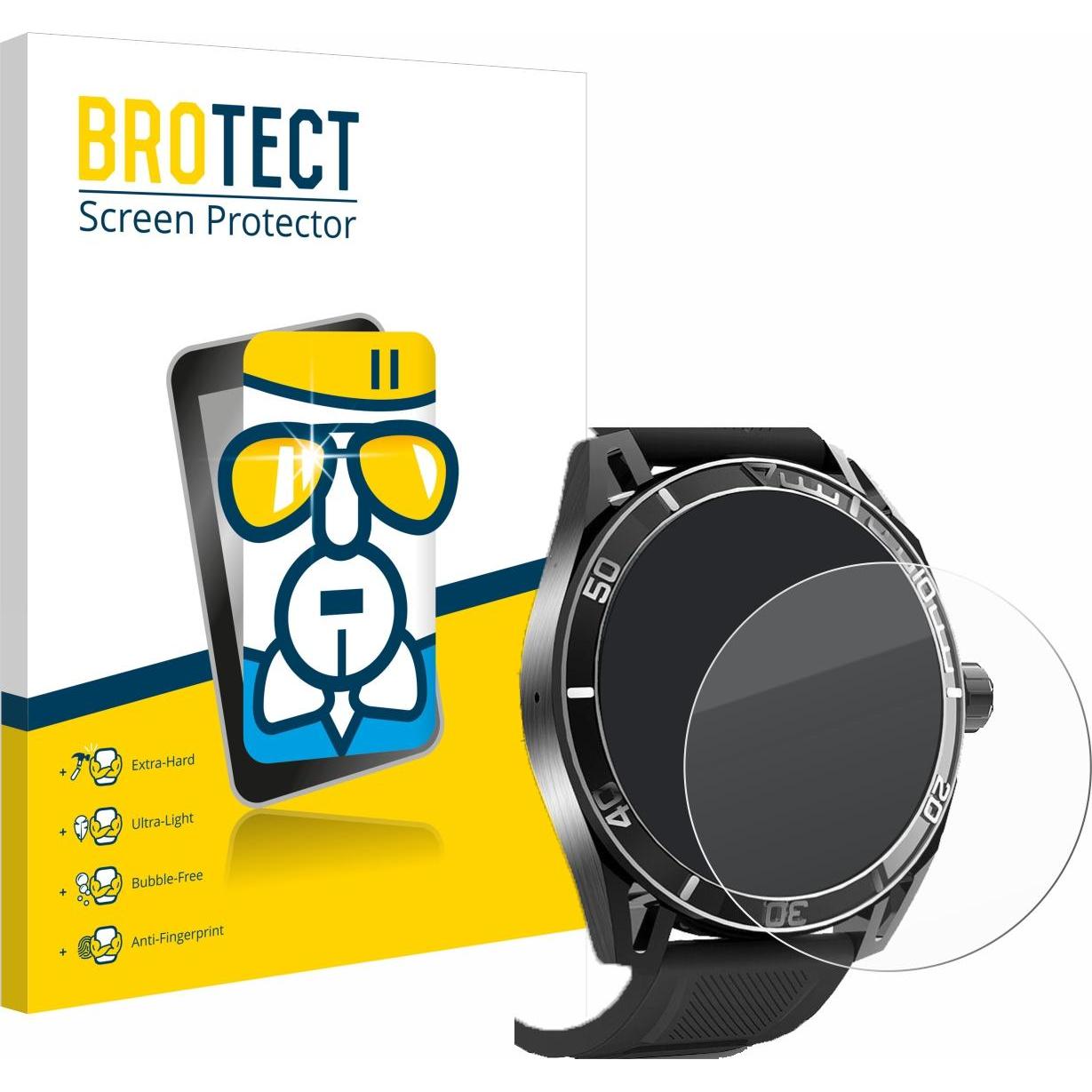 Thumbnail - BROTECT AirGlass Panzerglasfolie, Smartwatch Schutzfolie, Transparent