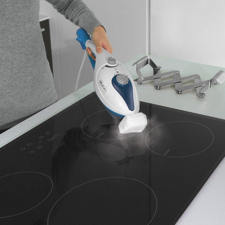 Actual product image Polti Vaporetto SV220 Upright Steam Cleaner Turquoise (1300 W)