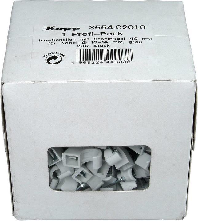 Kopp Colliers de clouage Gris 355402010 3