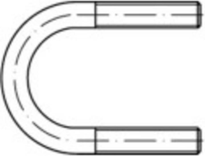 Produktbild Toolcraft Rundstahlbügel DIN 3570 Edelst (1 Stk.)