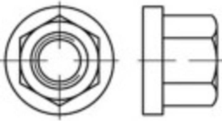 Actual product image Toolcraft Hexagon nuts with flange M (M30)