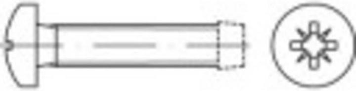 Produktbild Toolcraft Gewindefurchende Schrauben M6 (1000 Schrauben pro Stück)
