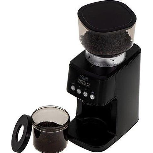 Thumbnail - Adler Burr Coffee Grinder AD 4300 180 W Coffee beans capacity 300 g Black, Kaffeemühle, Schwarz