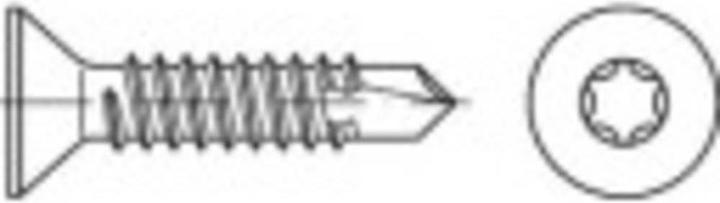 Produktbild Toolcraft Bohrschrauben 3.9 mm 16 mm T-P (1000 Schrauben pro Stück)