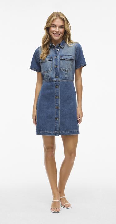 Produktbild Vila VIROMA Kurzärmeliges Jeanskleid (34)