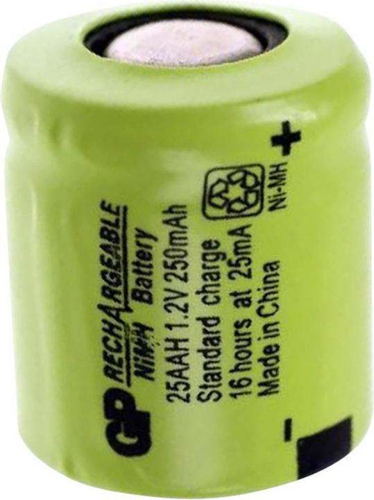 Productafbeelding GP Batteries Speciale oplaadbare batterij 1/3 AA Flat-Top N (1 Pcs., AA, 250 mAh, Batterij)