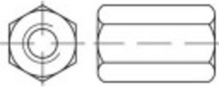 Produktbild Toolcraft Sechskantmuttern (M6)