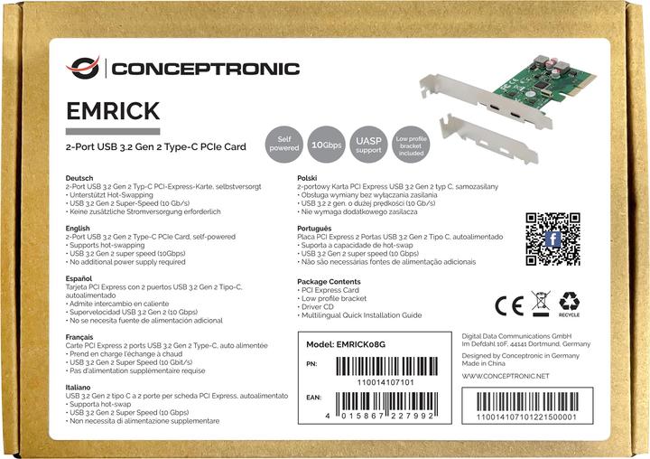 Produktbild Conceptronic PCI Express Card