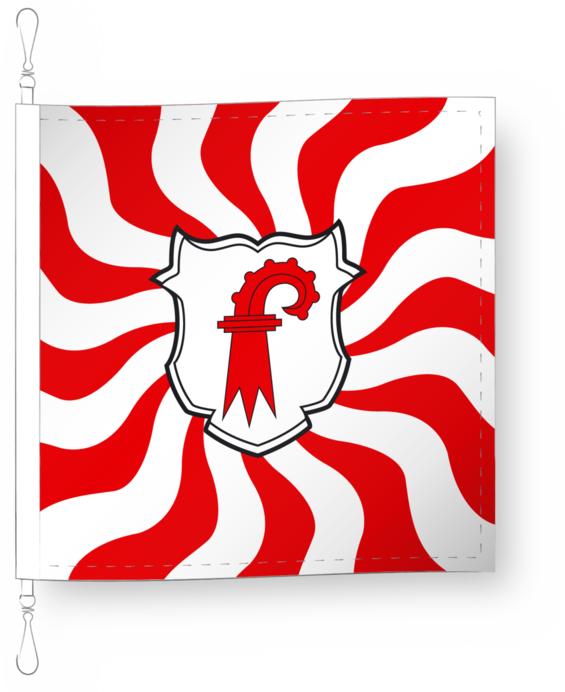 Actual product image Alpenfahnen Basel countryside (50 x 50 cm)