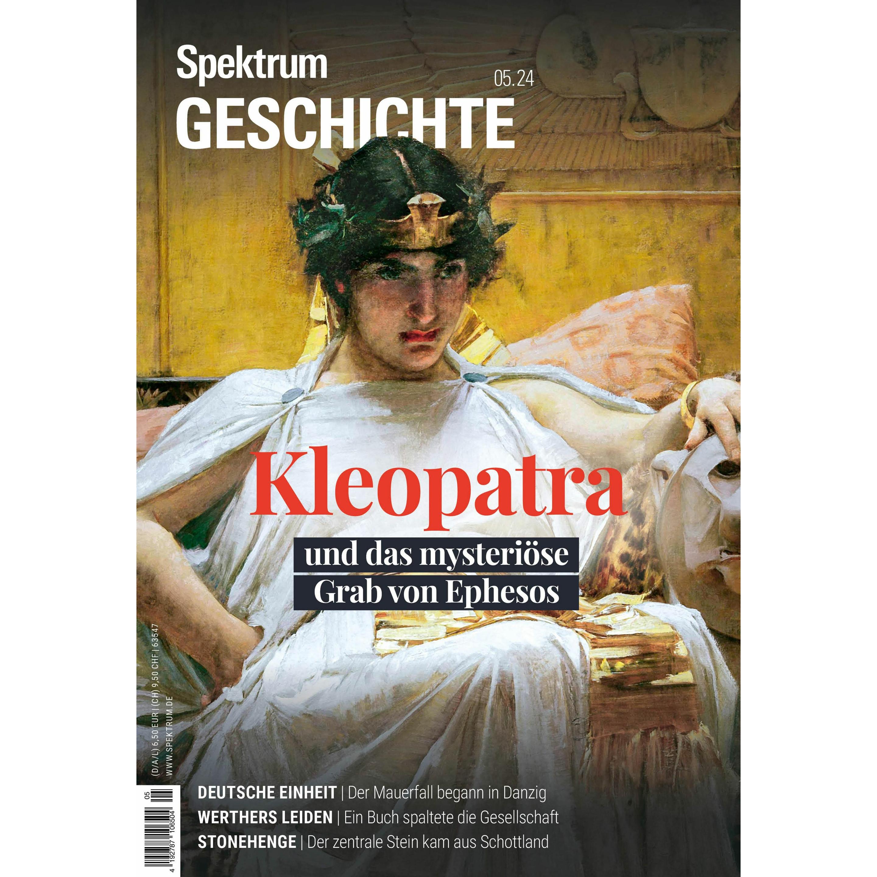 Spektrum Geschichte 5/2024 Kleopatra und das mysterise Grab von Ephesos, Fachbücher von Spektrum der Wissenschaft