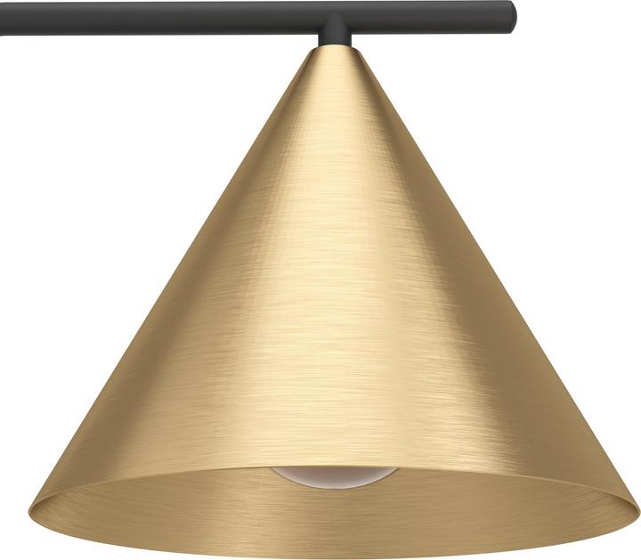 Produktbild EGLO Stehleuchte NARICES 1x E27 Schwarz/Messing (E27)