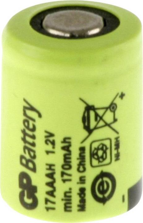 Produktbild GP Batteries Spezial-Akku 1/3 AAA Flat-Top (170 mAh)