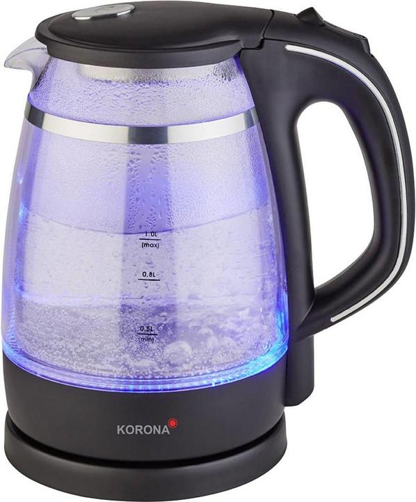 Korona Kettle cordless black (1 l)