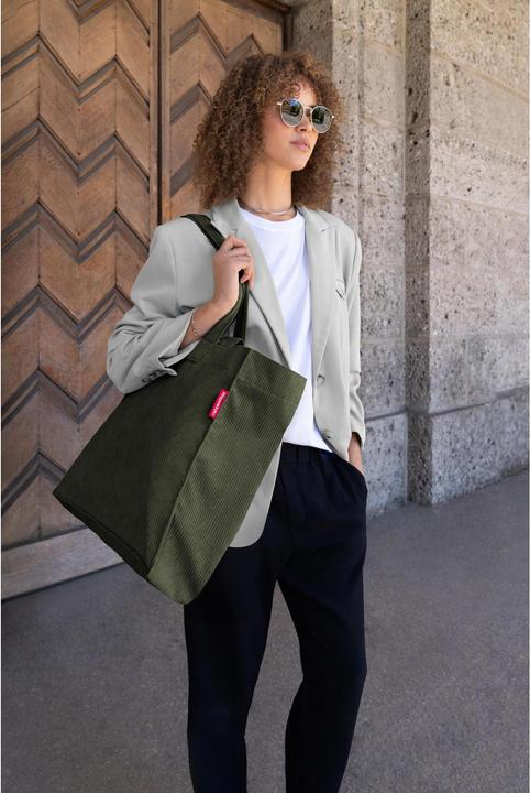 Produktbild reisenthel softshopper cord dark matcha
