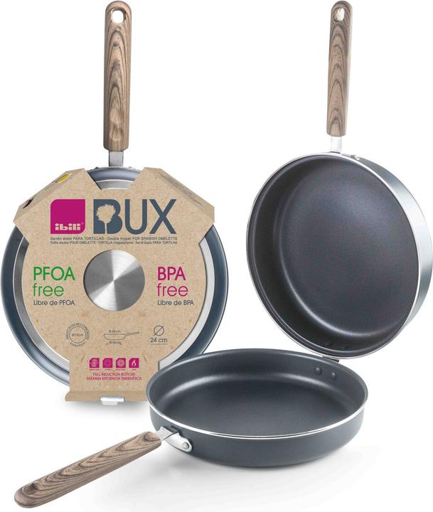 Produktbild Ibili Tortillapfanne Bux 24 cm Perfekt zum Braten von leckeren, mexikanischen Tortillas. (Edelstahl)