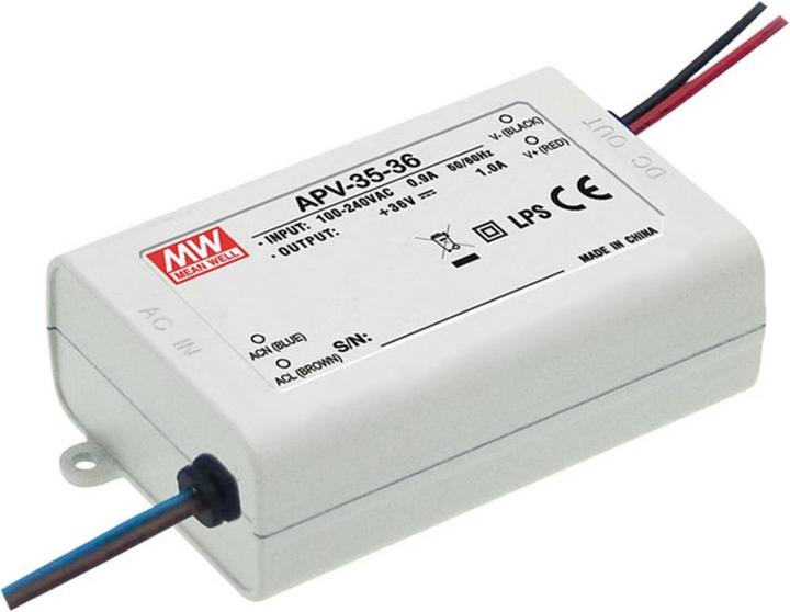 Produktbild MeanWell LEDTrafo Konstantspannung